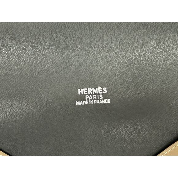 Hermes Leather Envelope Clutch Bag B-3 - Picture 5 of 9